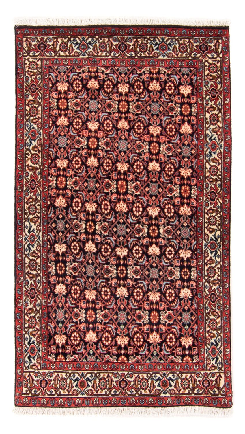 Alfombra persa - Bidjar - 149 x 85 cm - azul oscuro