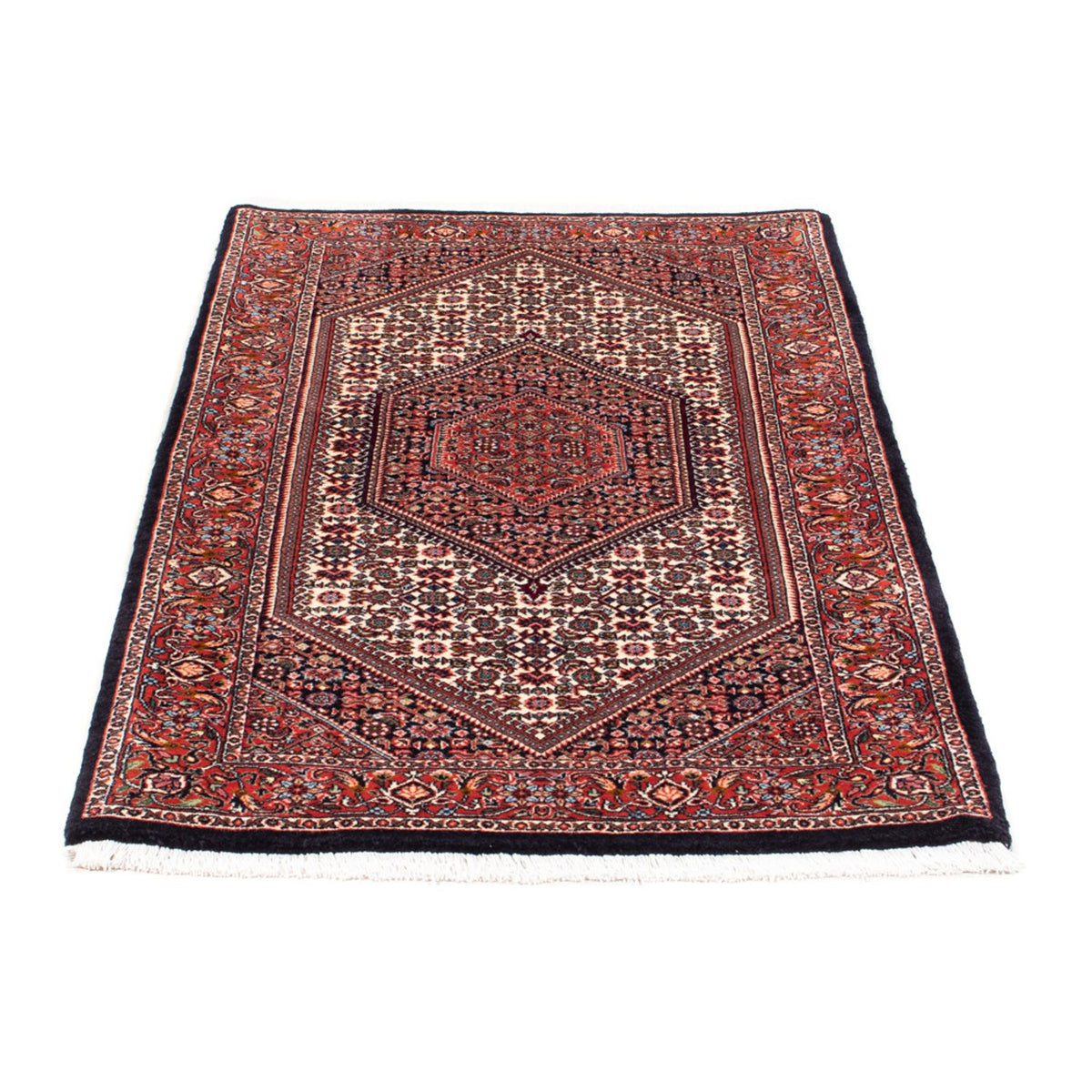 Alfombra persa - Bidjar - 138 x 78 cm - beige
