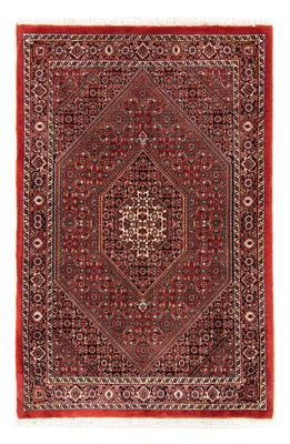 Alfombra persa - Bidjar - 140 x 92 cm - rojo