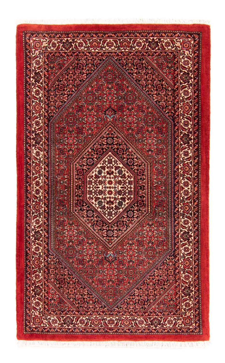 Alfombra persa - Bidjar - 150 x 90 cm - rojo
