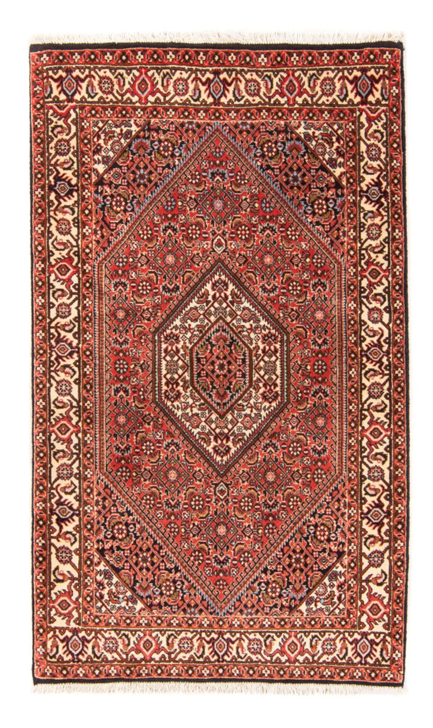 Alfombra persa - Bidjar - 137 x 81 cm - rojo