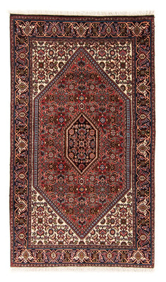 Alfombra persa - Bidjar - 140 x 82 cm - rojo