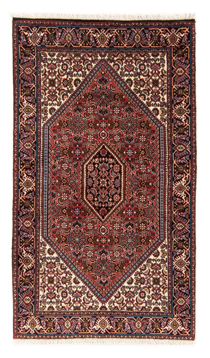 Alfombra persa - Bidjar - 140 x 82 cm - rojo