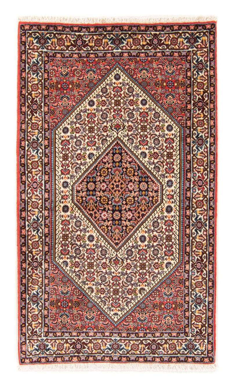 Alfombra persa - Bidjar - 150 x 87 cm - rojo