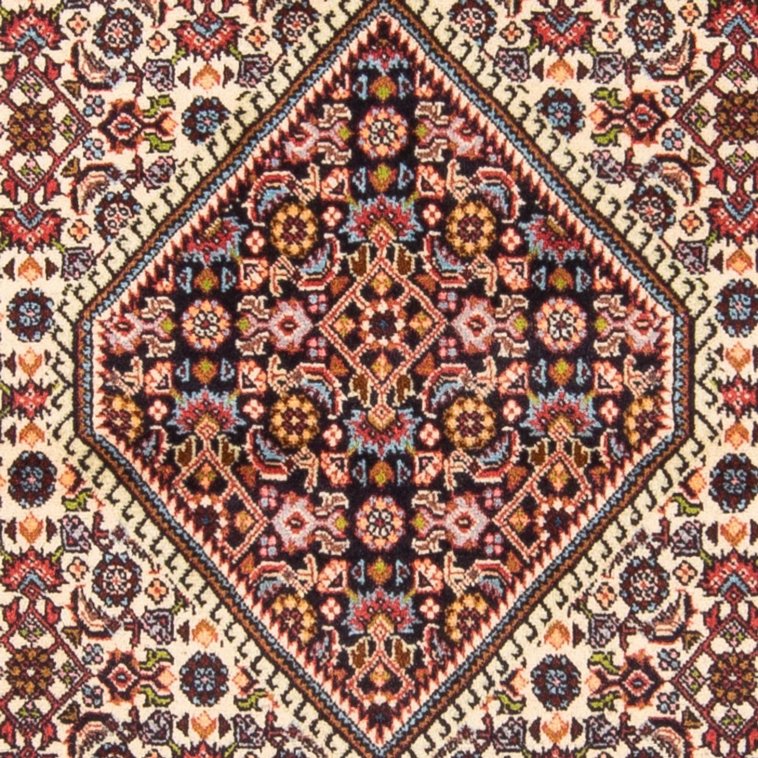 Alfombra persa - Bidjar - 150 x 87 cm - rojo