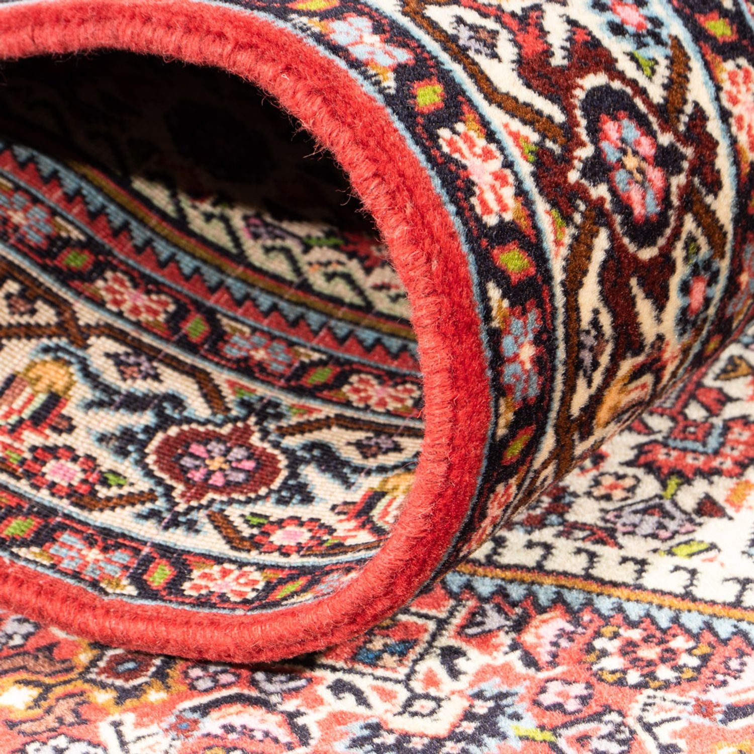 Alfombra persa - Bidjar - 150 x 87 cm - rojo