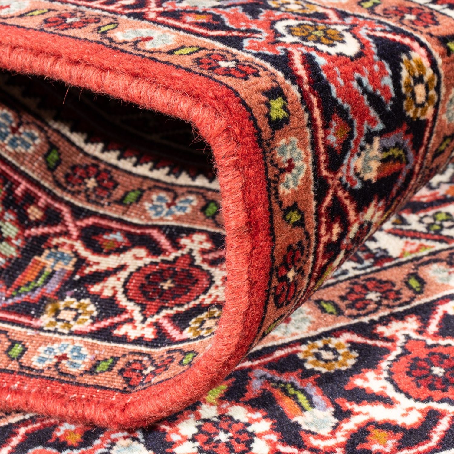 Alfombra persa - Bidjar - 147 x 86 cm - rojo