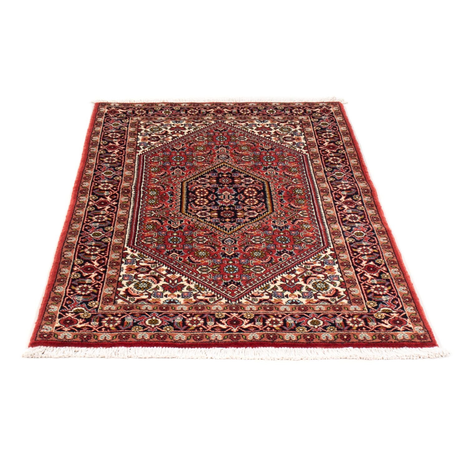 Alfombra persa - Bidjar - 147 x 86 cm - rojo