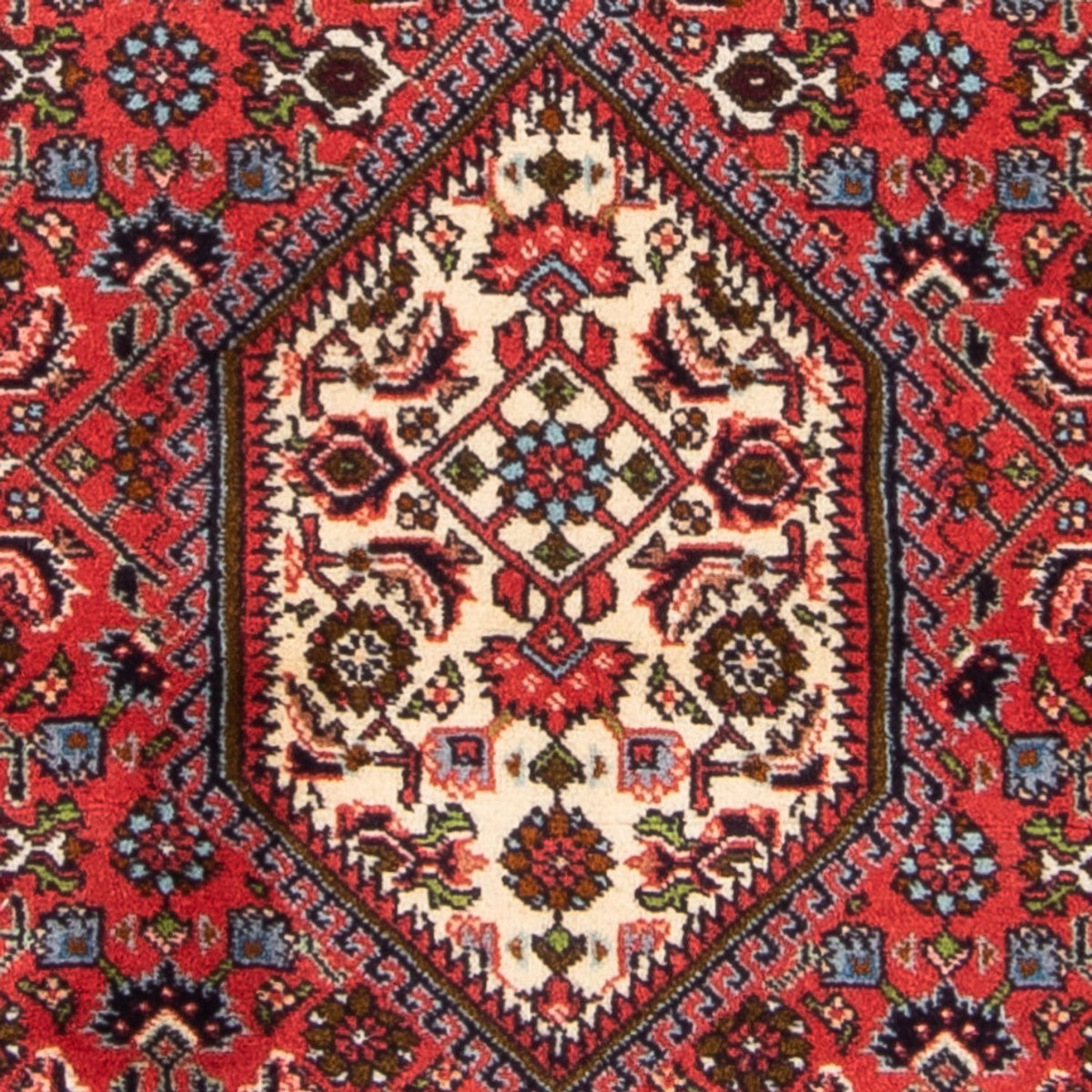 Alfombra persa - Bidjar - 146 x 86 cm - rojo