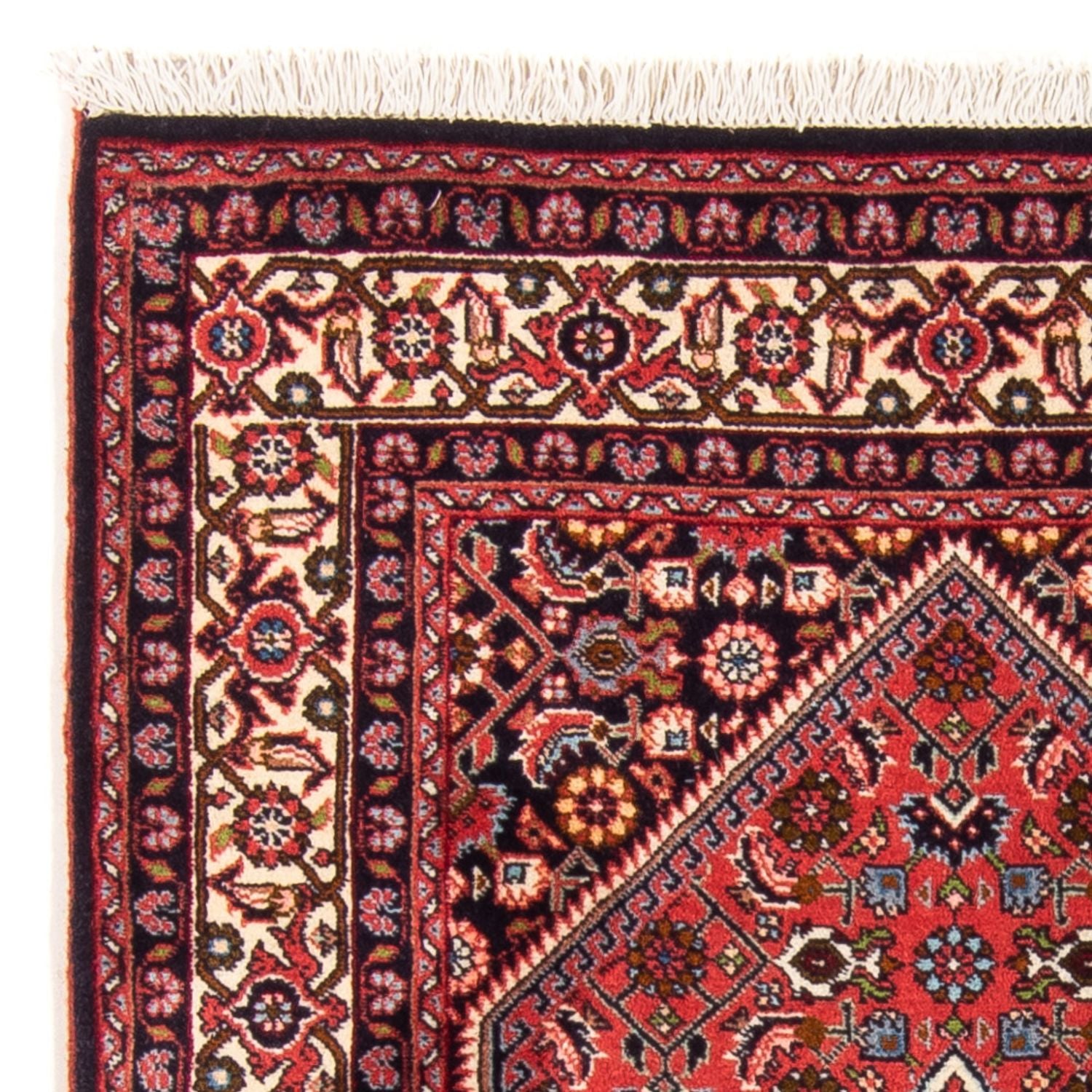 Alfombra persa - Bidjar - 146 x 86 cm - rojo