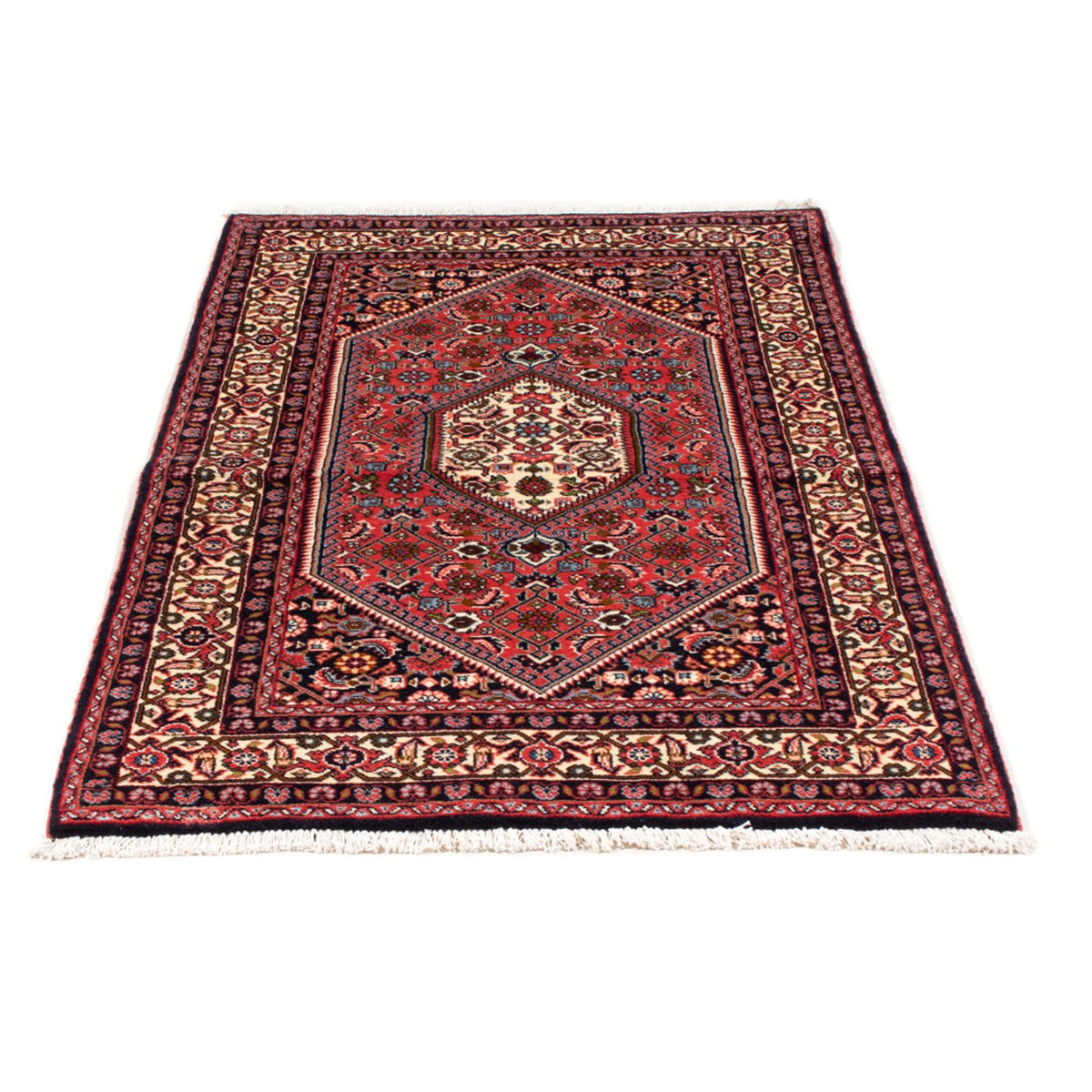 Alfombra persa - Bidjar - 146 x 86 cm - rojo
