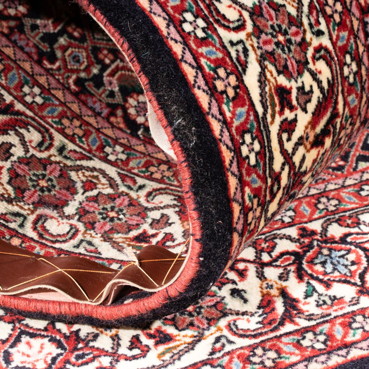 Alfombra persa - Bidjar - 163 x 111 cm - azul oscuro