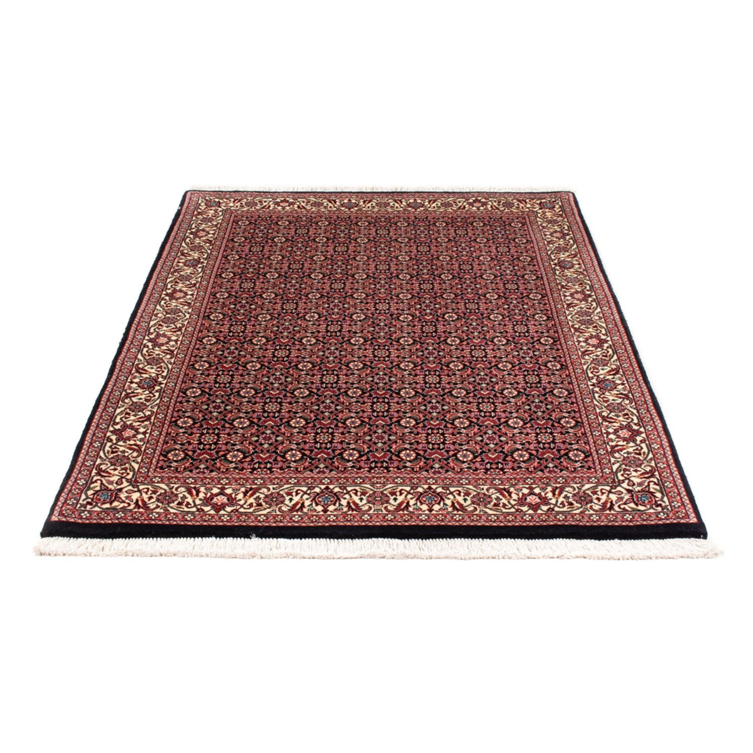Alfombra persa - Bidjar - 163 x 111 cm - azul oscuro