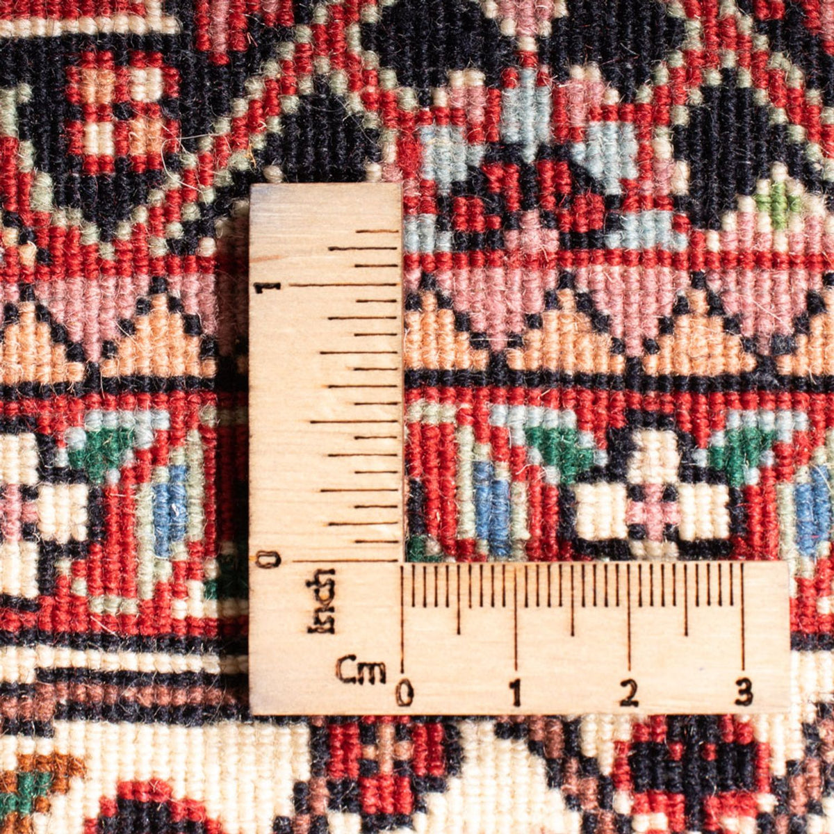 Alfombra persa - Bidjar - 163 x 111 cm - azul oscuro