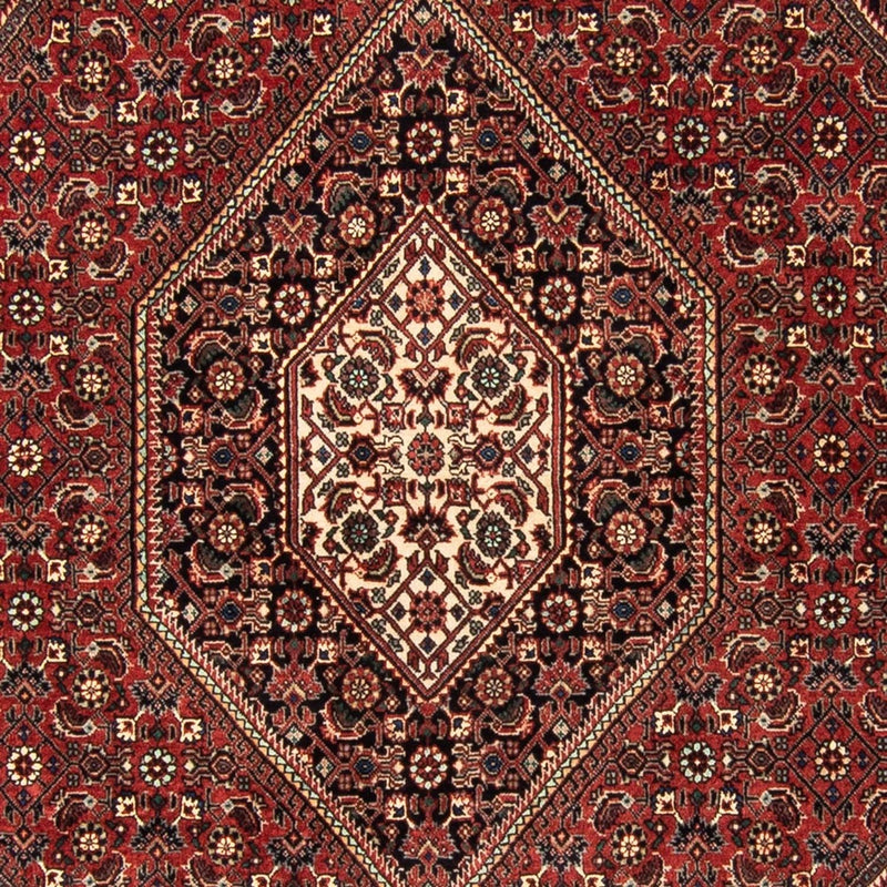Alfombra persa - Bidjar - 181 x 112 cm - rojo