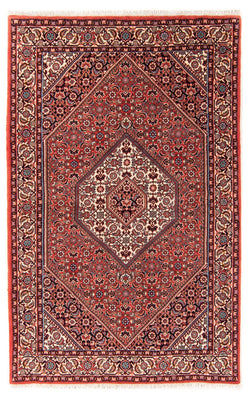 Alfombra persa - Bidjar - 181 x 112 cm - rojo
