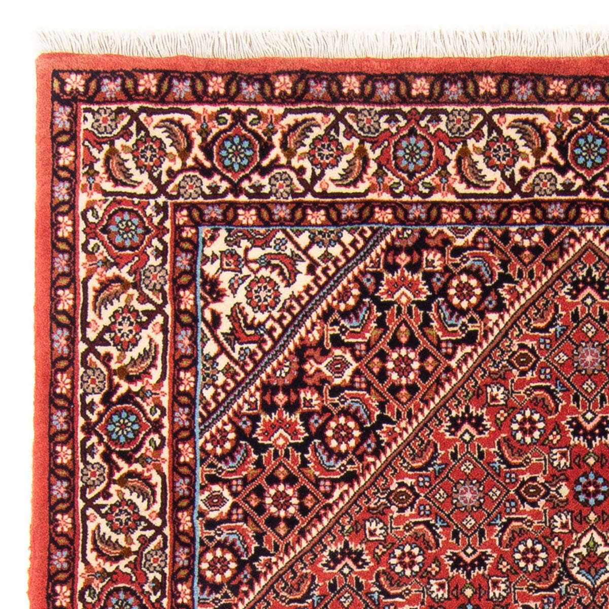 Alfombra persa - Bidjar - 181 x 112 cm - rojo