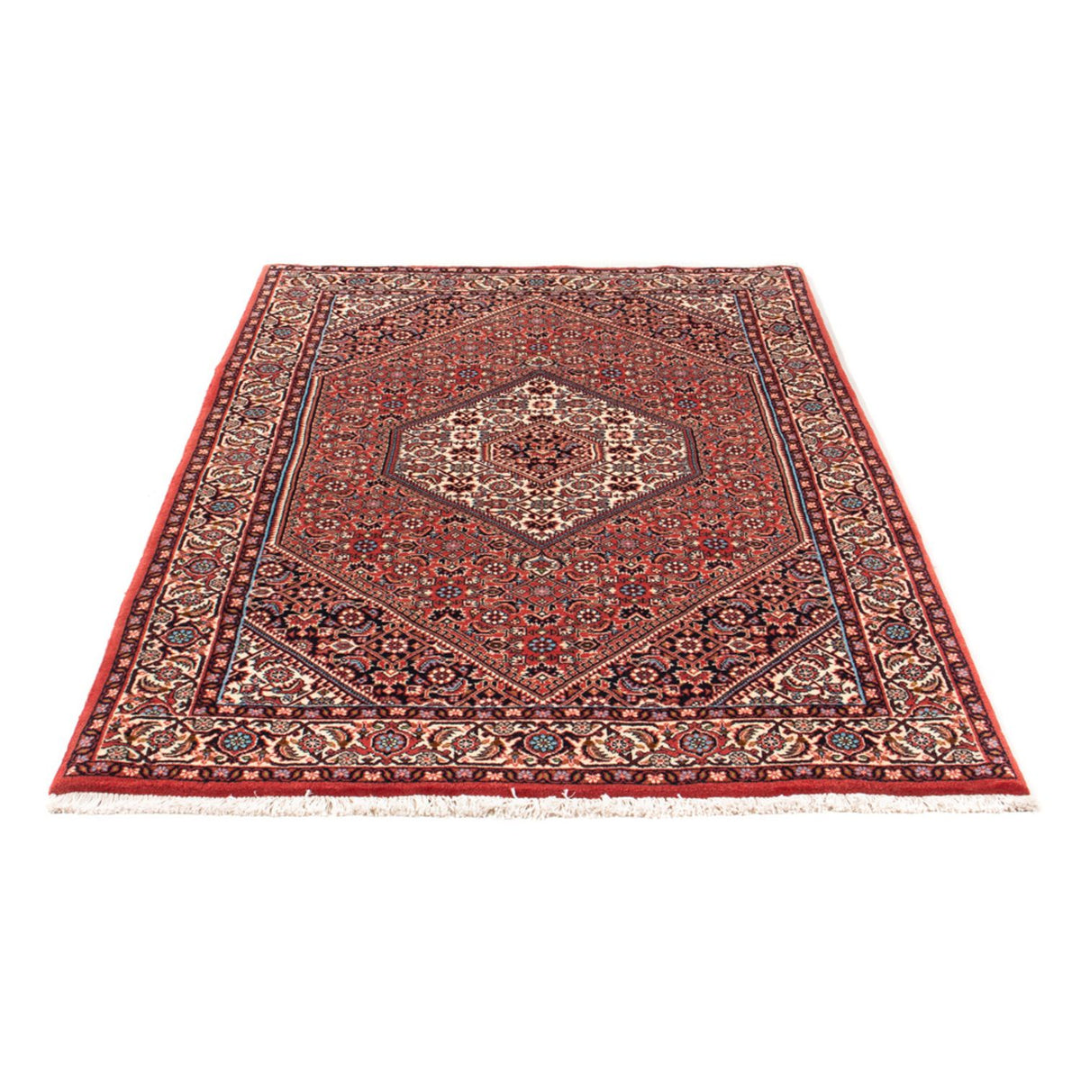 Alfombra persa - Bidjar - 181 x 112 cm - rojo