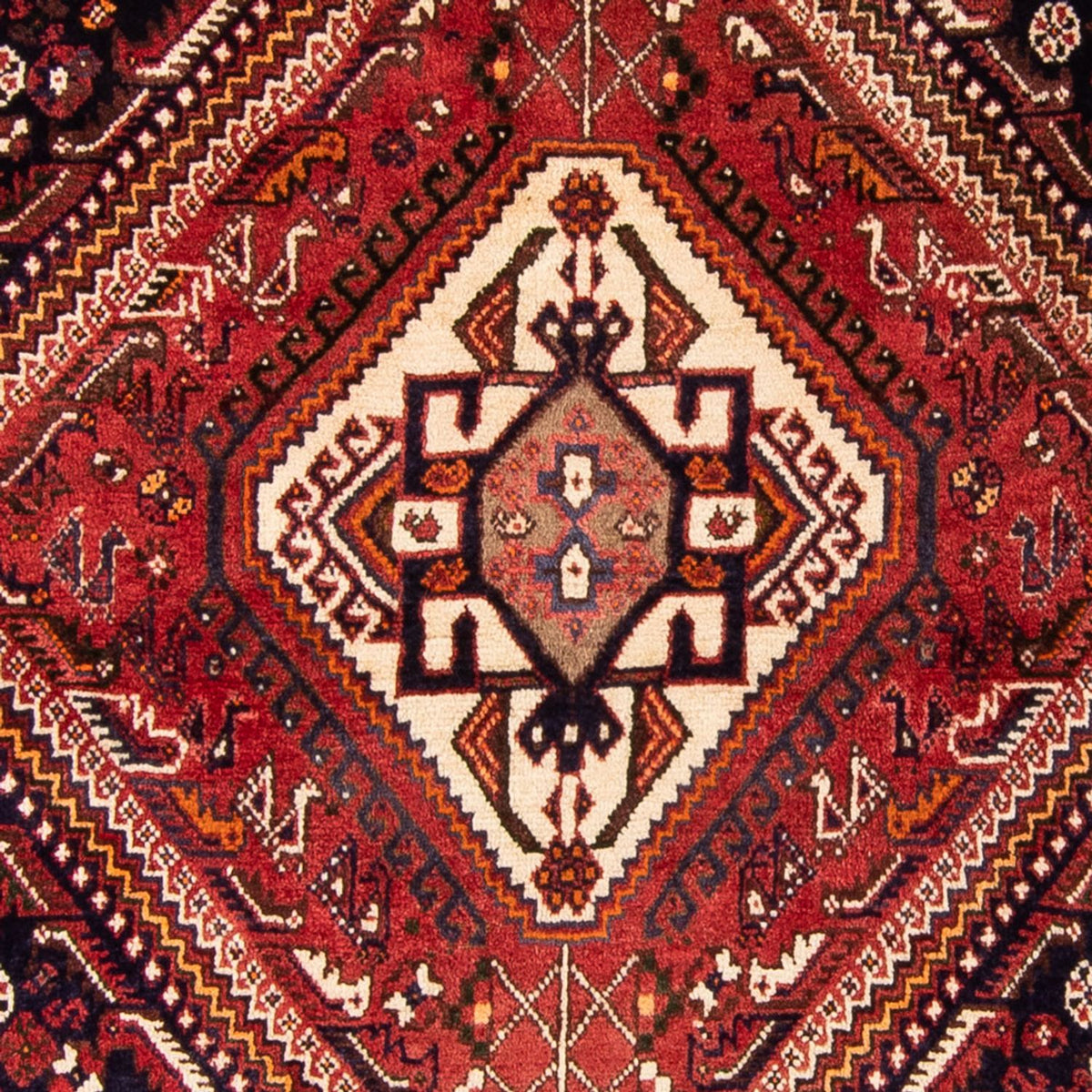 Alfombra persa - Nómada - 156 x 114 cm - rojo