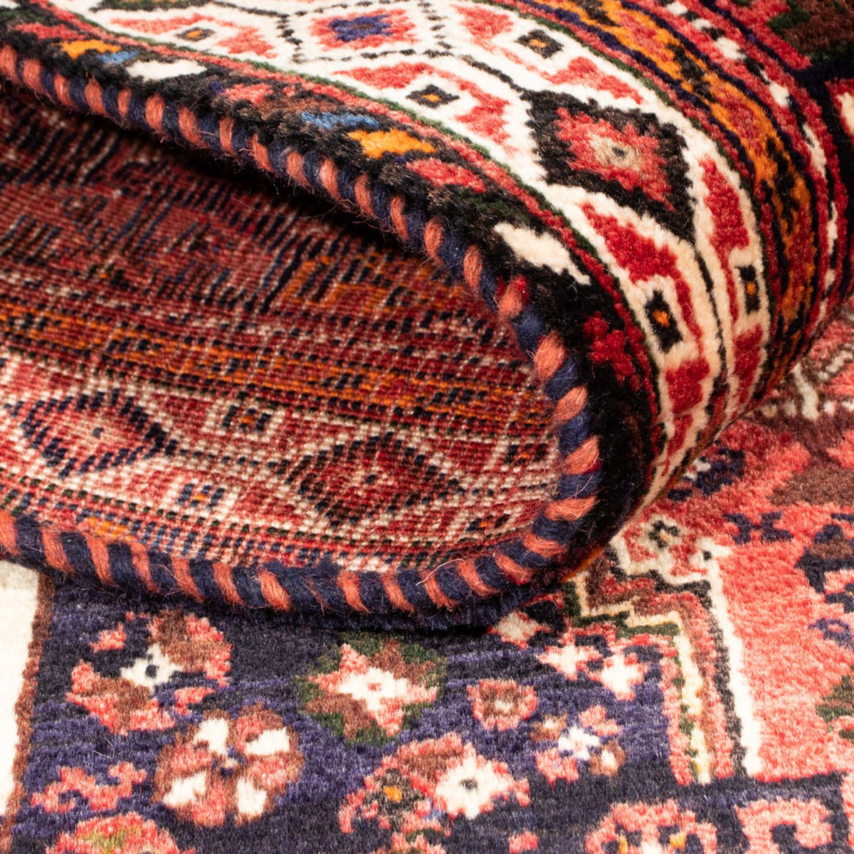 Alfombra persa - Nómada - 156 x 114 cm - rojo