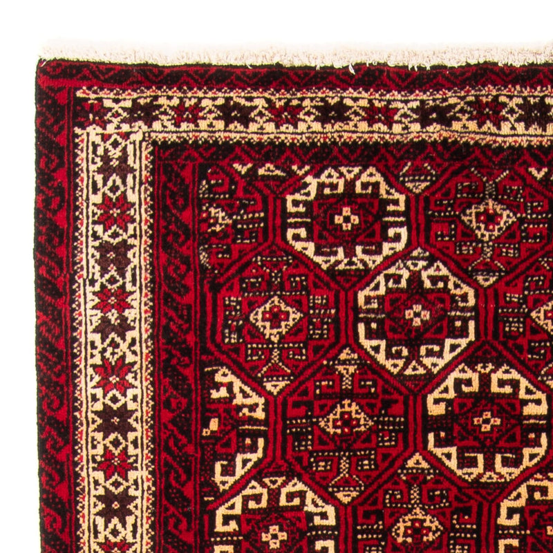 Alfombra de pasillo Alfombra Belutsch - 190 x 99 cm - rojo