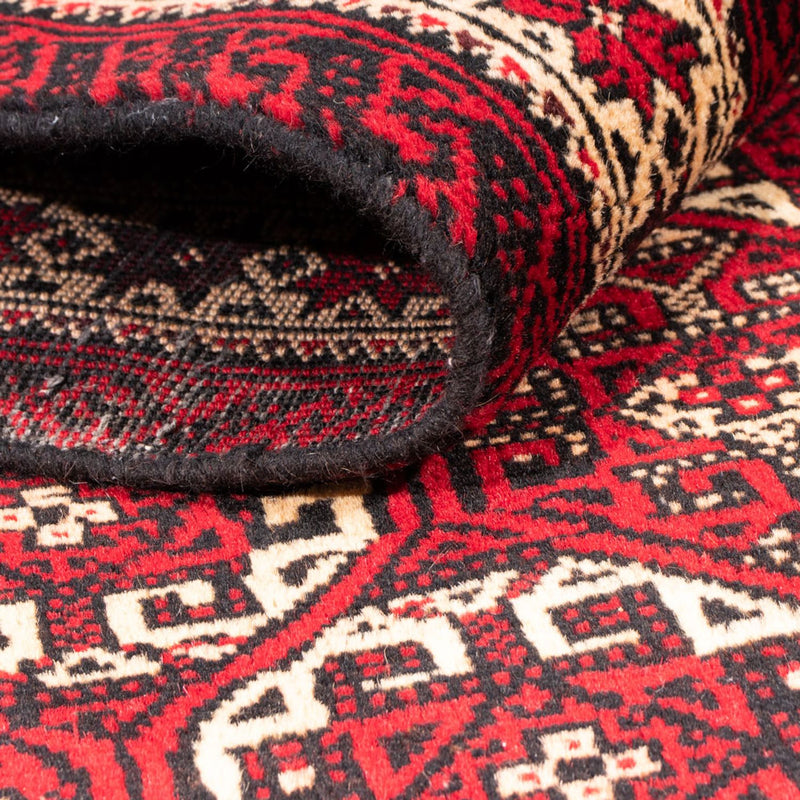 Alfombra de pasillo Alfombra Belutsch - 190 x 99 cm - rojo