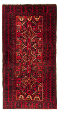 Alfombra Belutsch - 173 x 89 cm - rojo