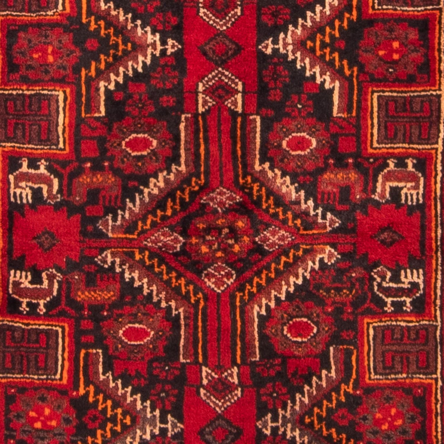 Alfombra Belutsch - 173 x 89 cm - rojo