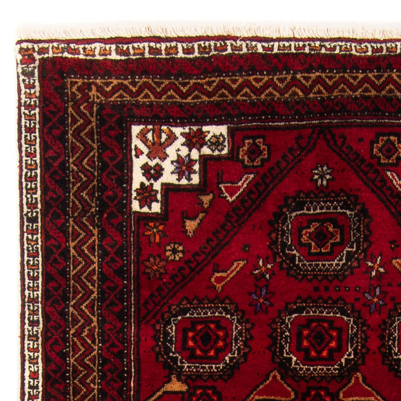 Alfombra de pasillo Alfombra Belutsch - 188 x 94 cm - rojo