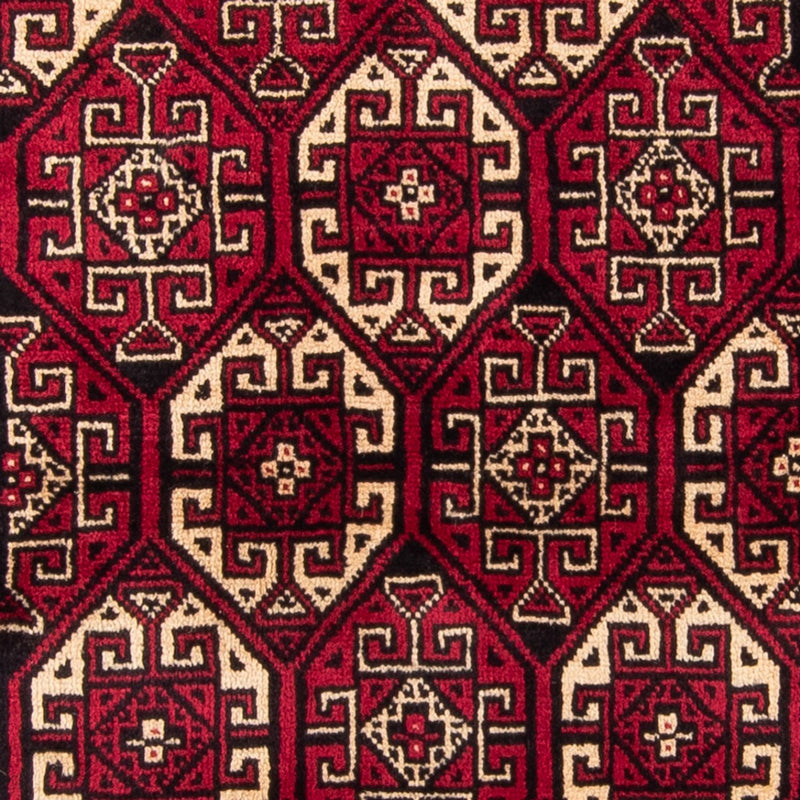 Alfombra de pasillo Alfombra Belutsch - 198 x 102 cm - rojo