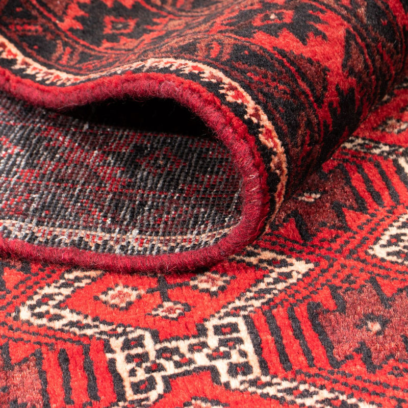 Alfombra de pasillo Alfombra Belutsch - 191 x 95 cm - rojo
