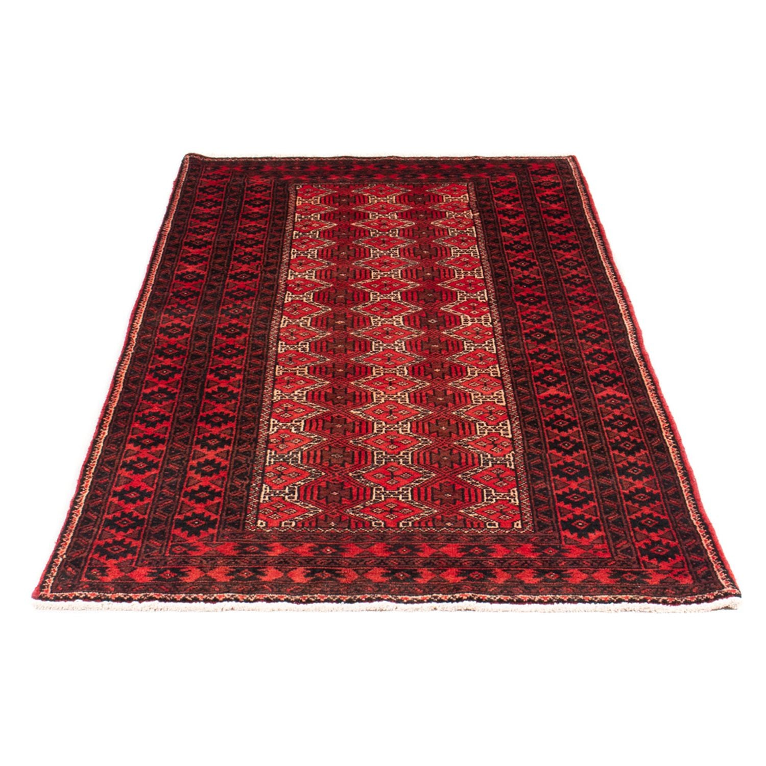 Alfombra de pasillo Alfombra Belutsch - 191 x 95 cm - rojo
