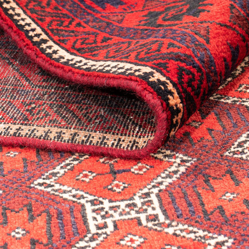 Alfombra de pasillo Alfombra Belutsch - 190 x 95 cm - rojo