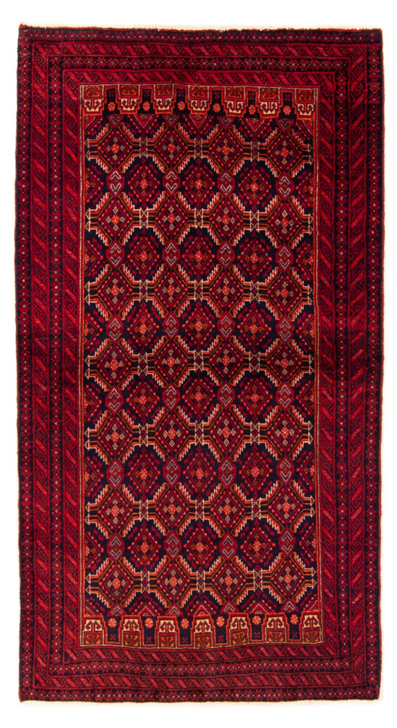 Alfombra Belutsch - 167 x 93 cm - rojo