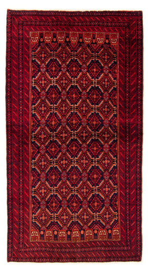 Alfombra Belutsch - 167 x 93 cm - rojo