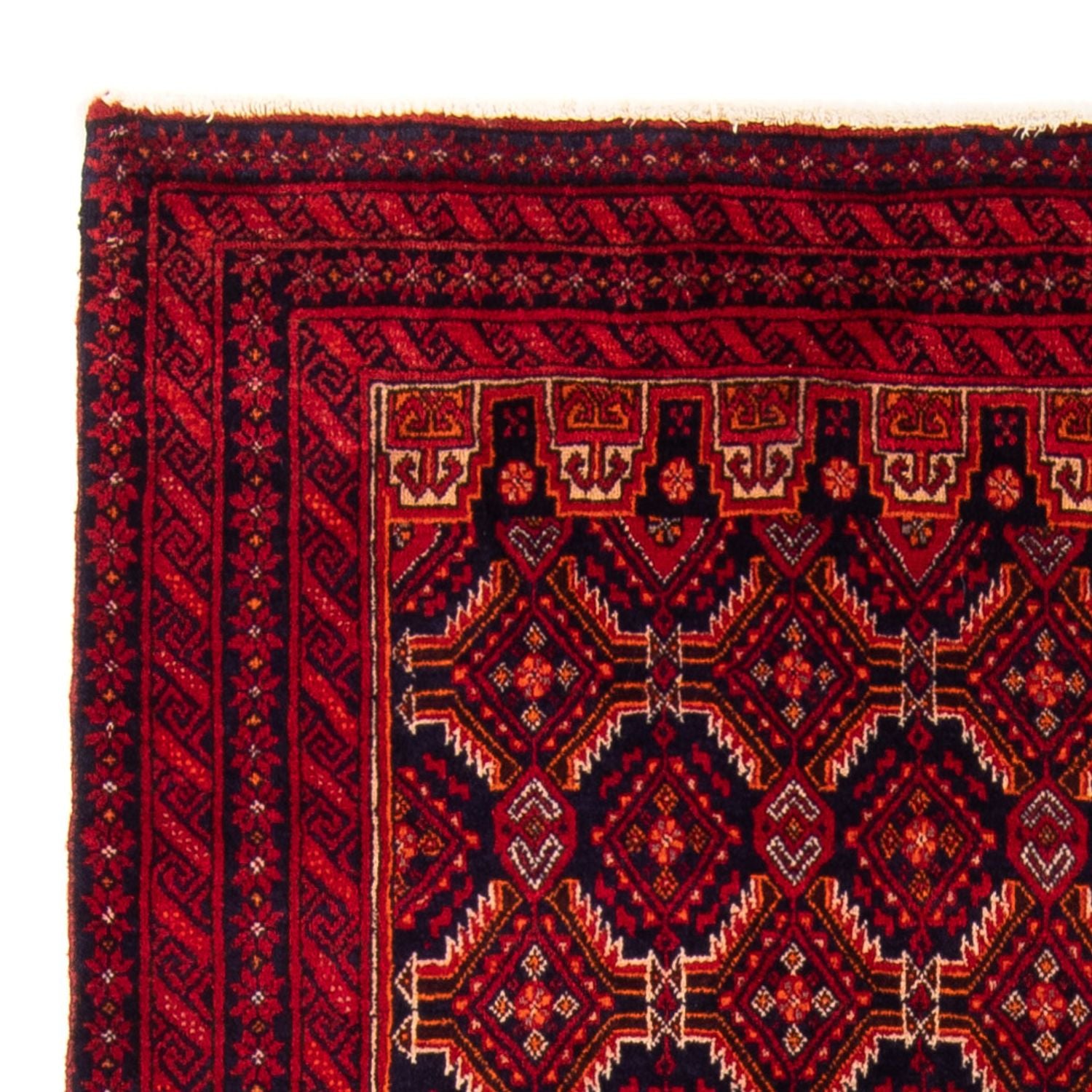 Alfombra Belutsch - 167 x 93 cm - rojo