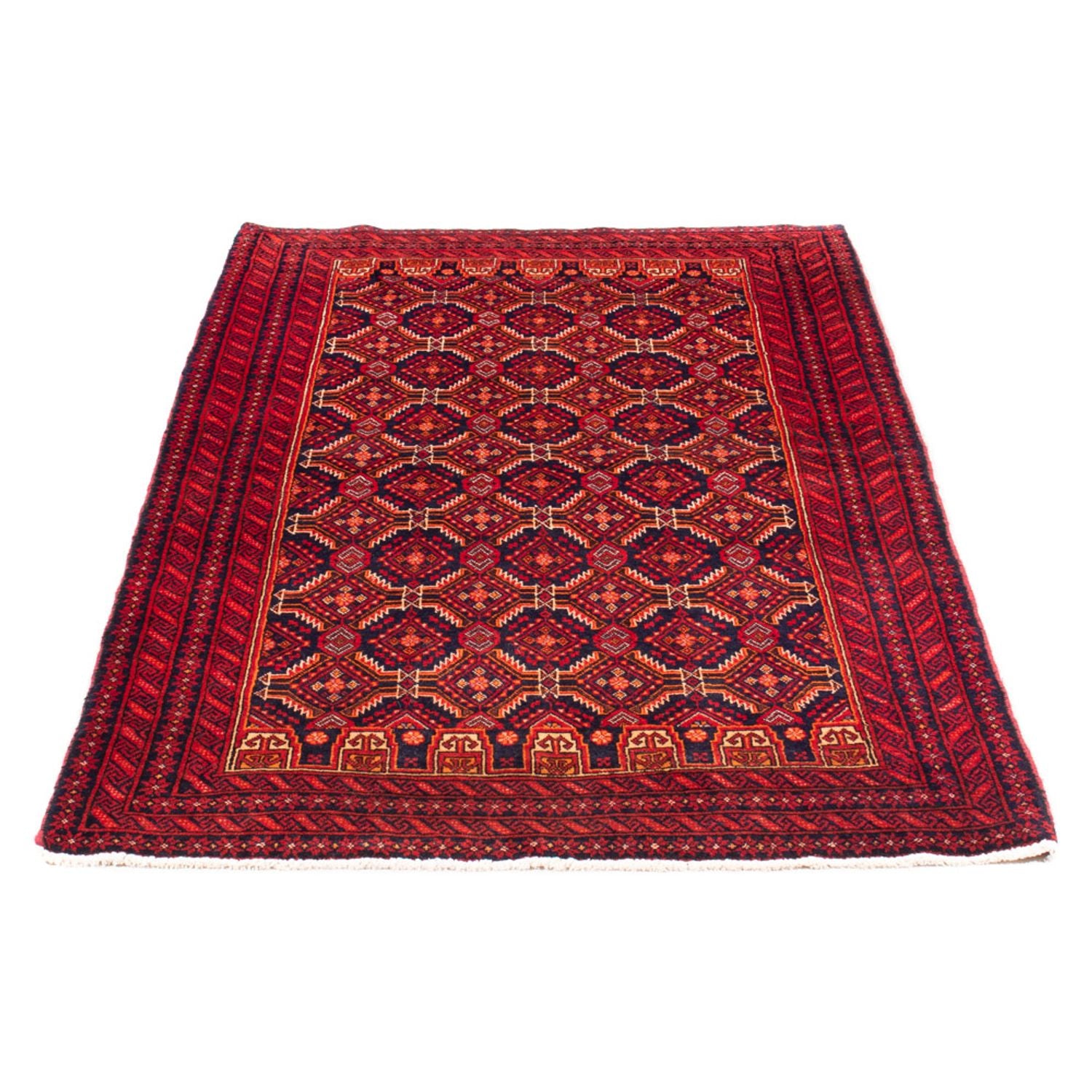 Alfombra Belutsch - 167 x 93 cm - rojo