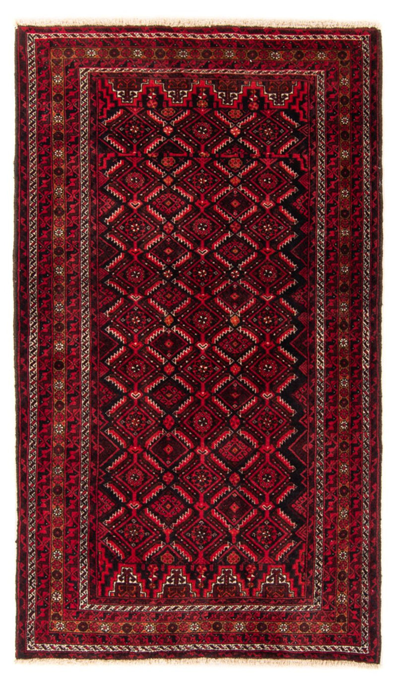 Alfombra Belutsch - 182 x 102 cm - azul oscuro