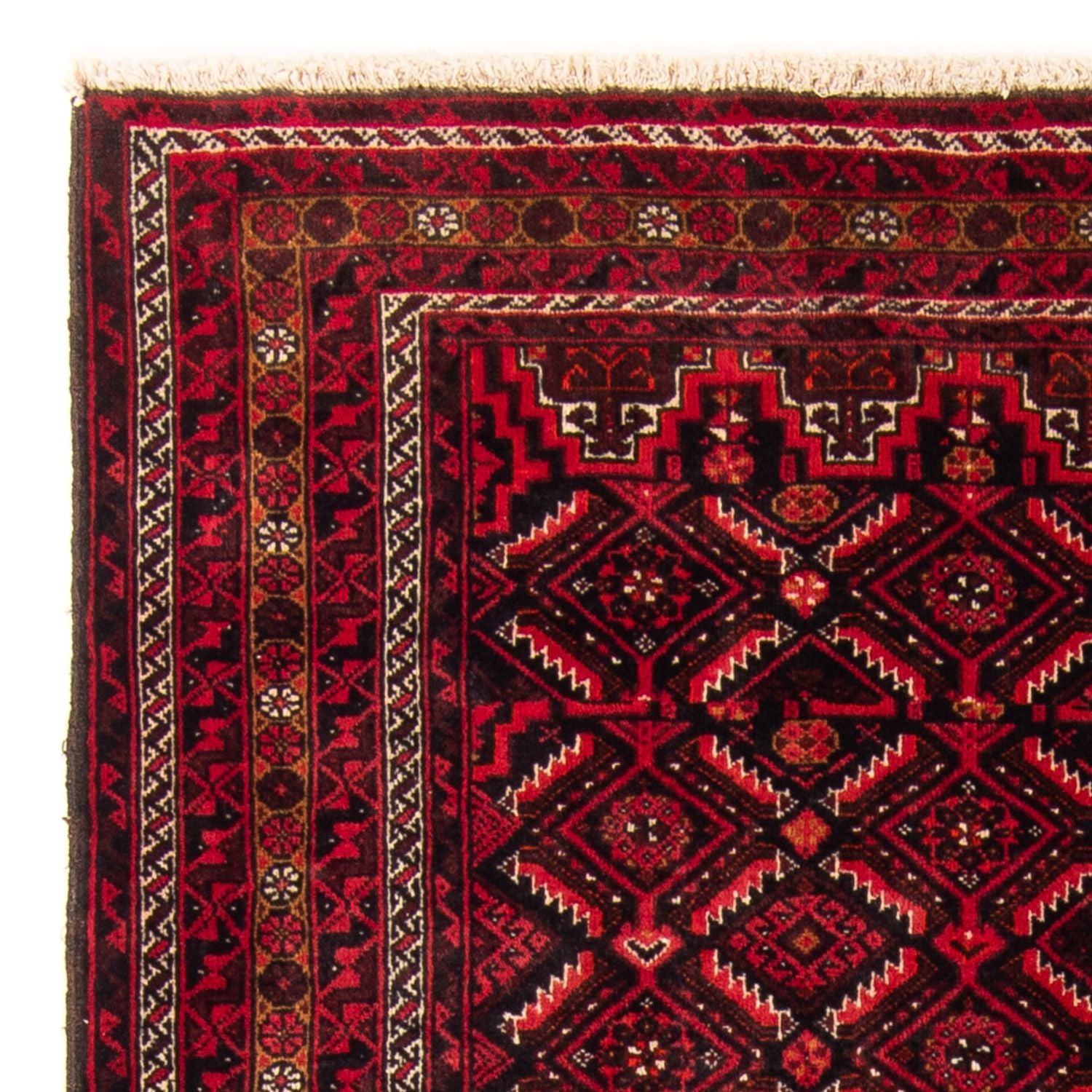 Alfombra Belutsch - 182 x 102 cm - azul oscuro