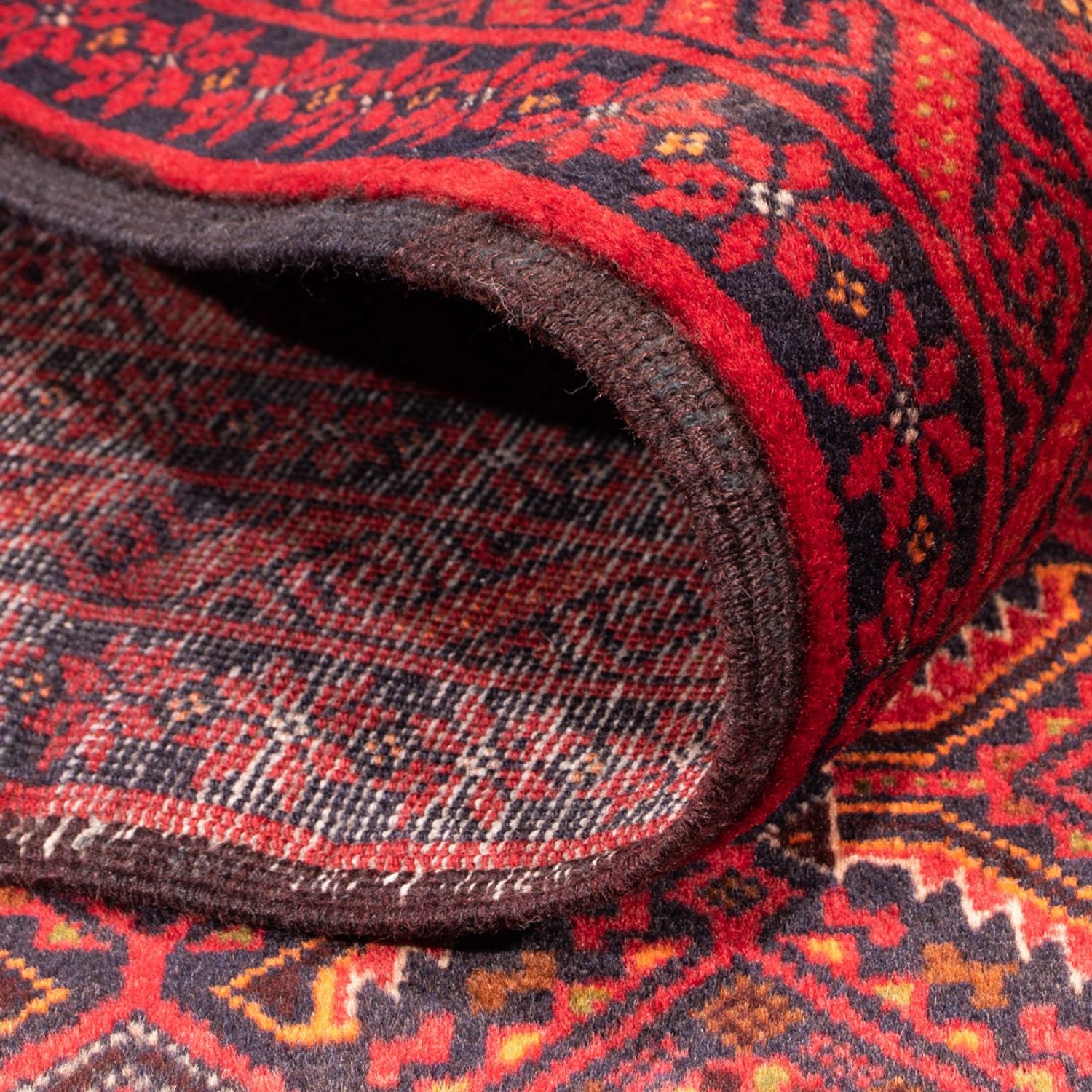Alfombra Belutsch - 216 x 118 cm - rojo