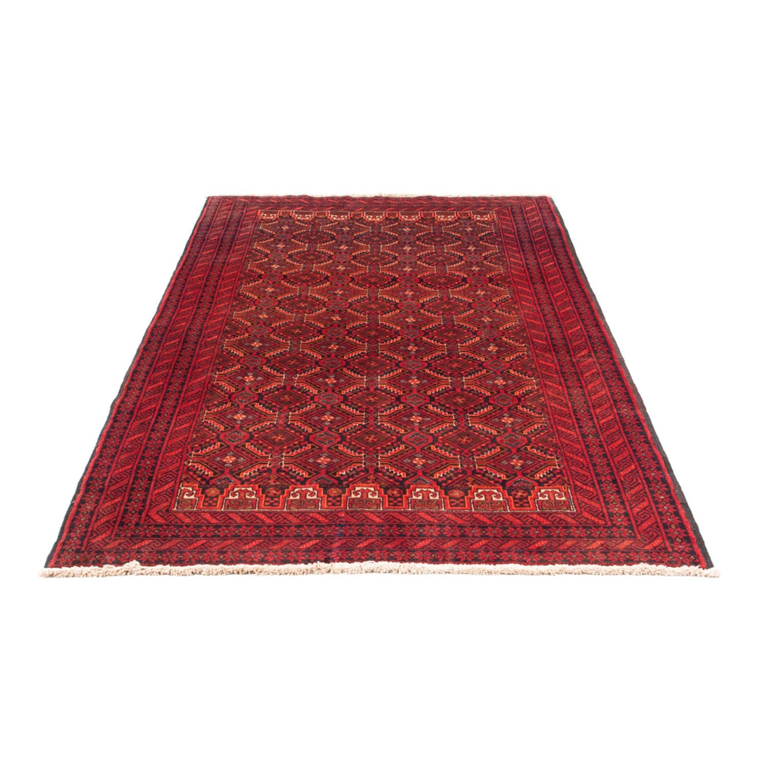 Alfombra Belutsch - 216 x 118 cm - rojo