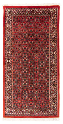 Alfombra de pasillo Alfombra persa - Bidjar - 205 x 102 cm - rojo