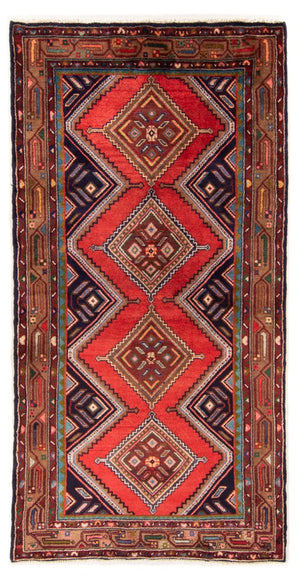 Alfombra de pasillo Alfombra persa - Nómada - 202 x 102 cm - rojo