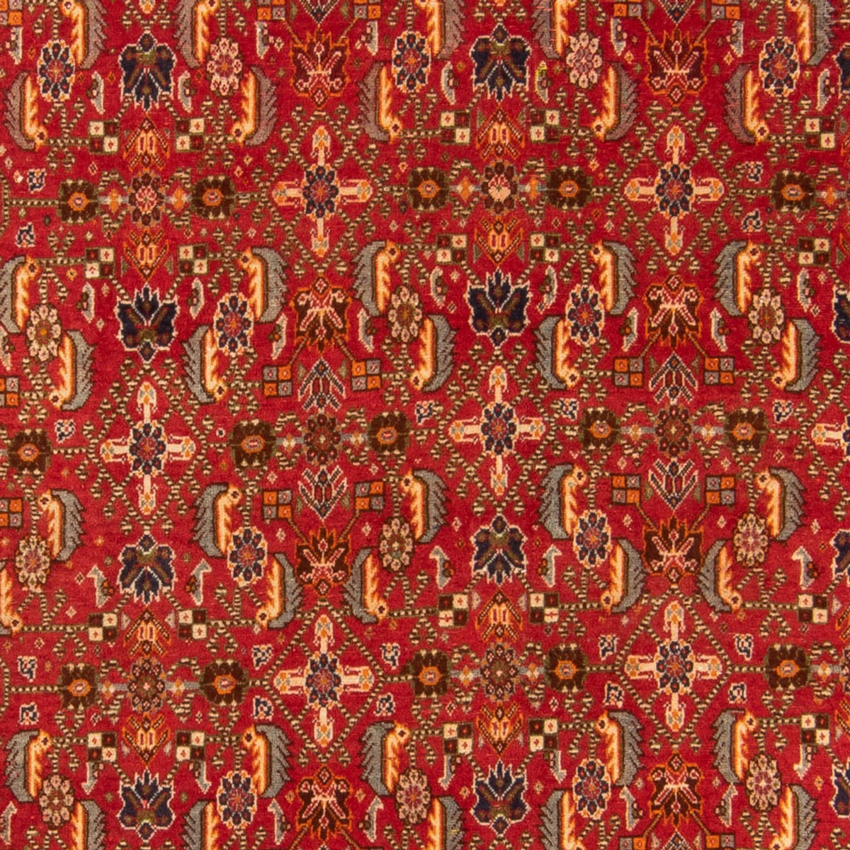Alfombra Gabbeh - Persa Kashkuli - 192 x 130 cm - rojo