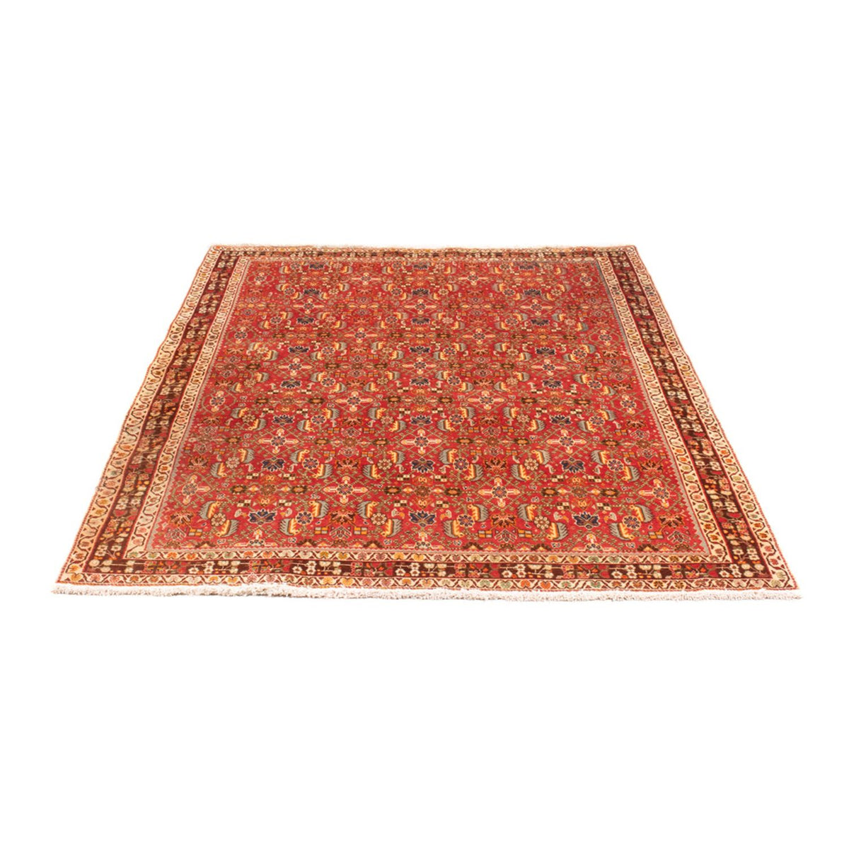 Alfombra Gabbeh - Persa Kashkuli - 192 x 130 cm - rojo
