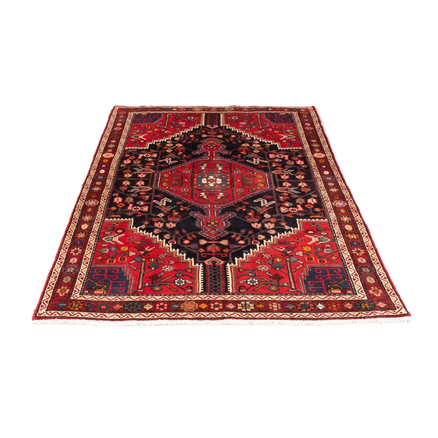 Alfombra persa - Nómada - 187 x 115 cm - azul oscuro