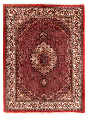 Alfombra persa - Bidjar - 209 x 153 cm - rojo