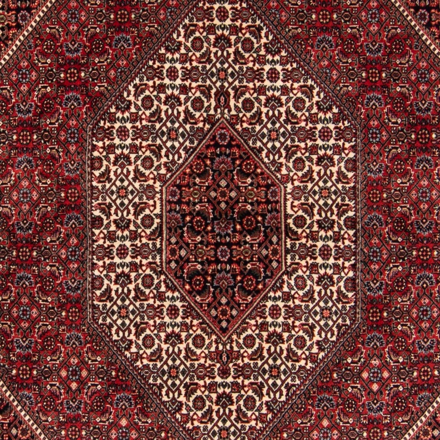 Alfombra persa - Bidjar - 224 x 144 cm - rojo