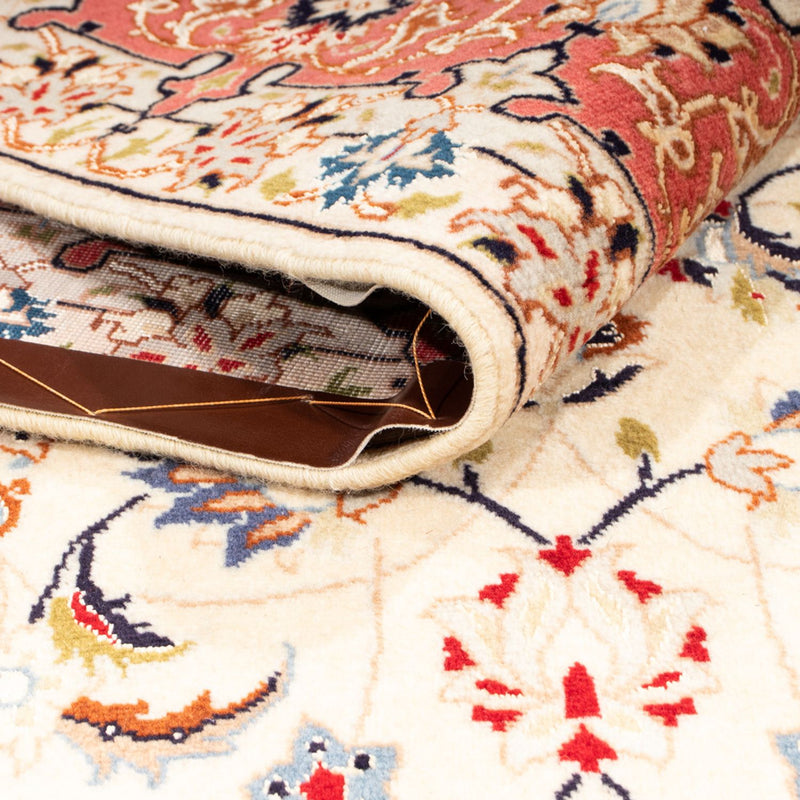 Alfombra Persa - Tabriz - Real - 210 x 154 cm - crema