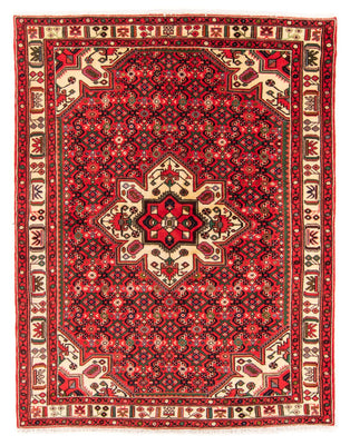 Alfombra persa - Nómada - 198 x 150 cm - rojo